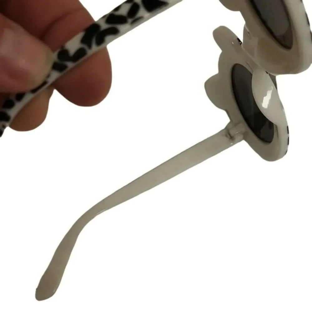 Royal King Sunglasses Bear with Ears Children Kids Black White Animal Print